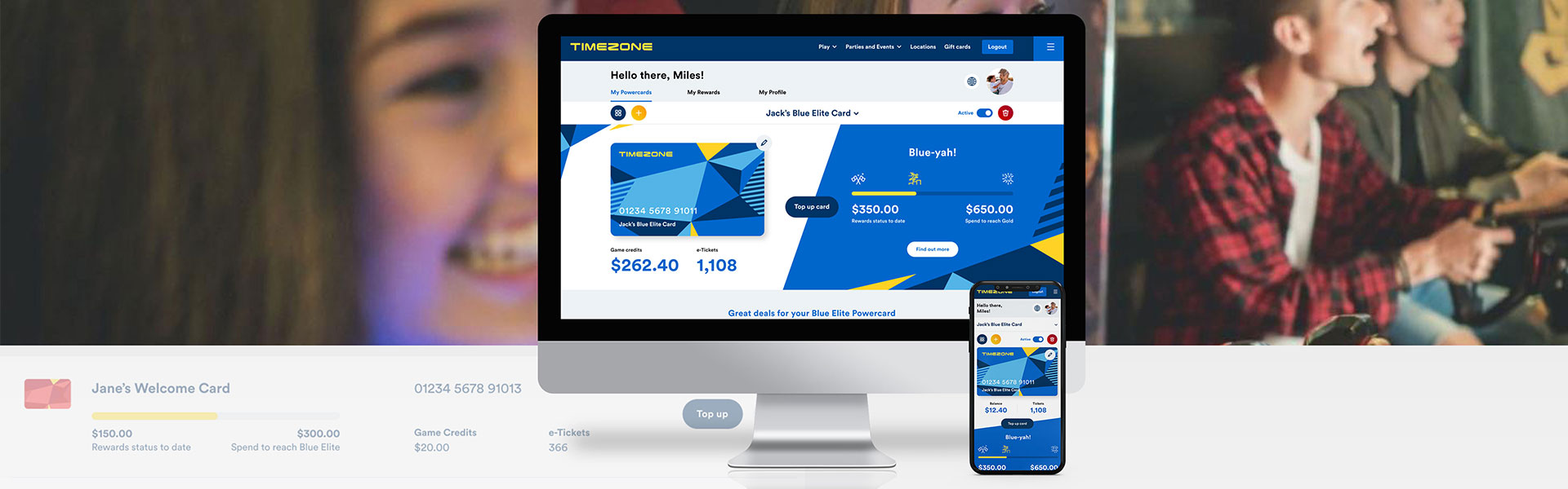 TEEG Customer Portal Screenshot
