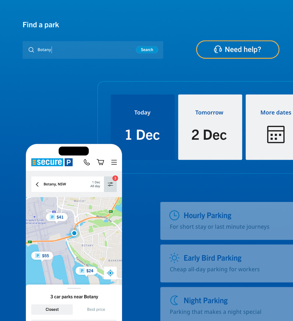 Secure Parking Voyager UI