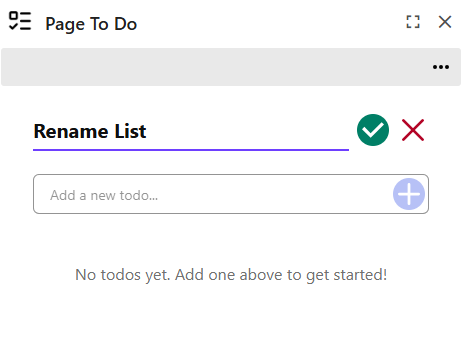 rename Sitecore XM plugin Page Todo