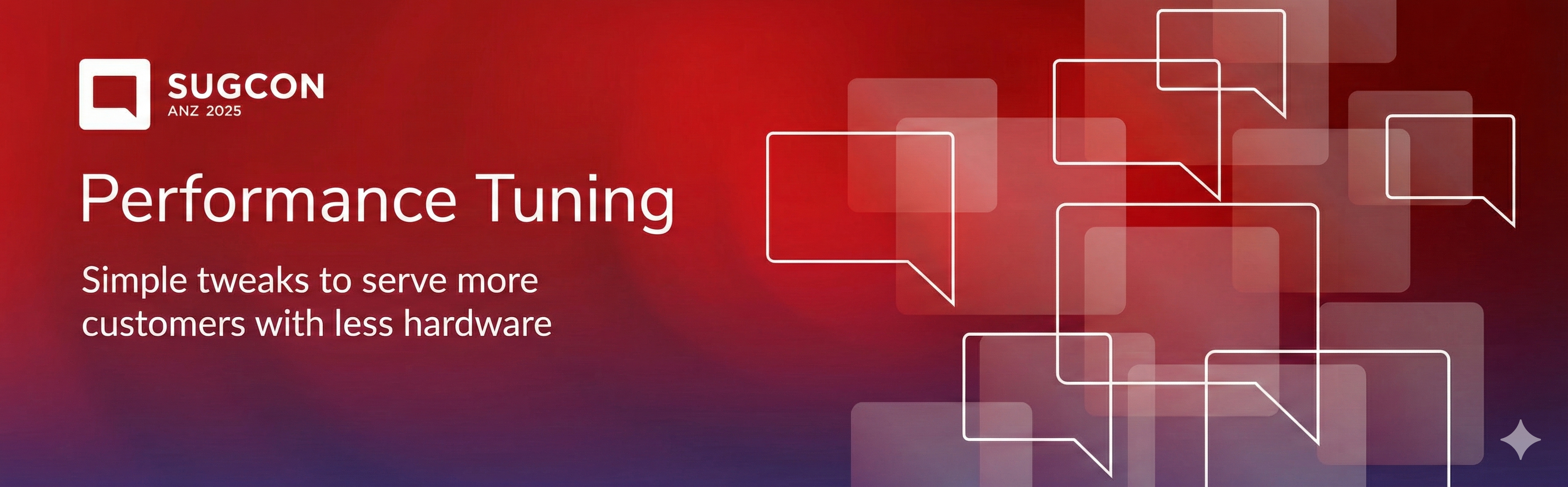 SUGCON ANZ 2025 - Performance Tuning Banner