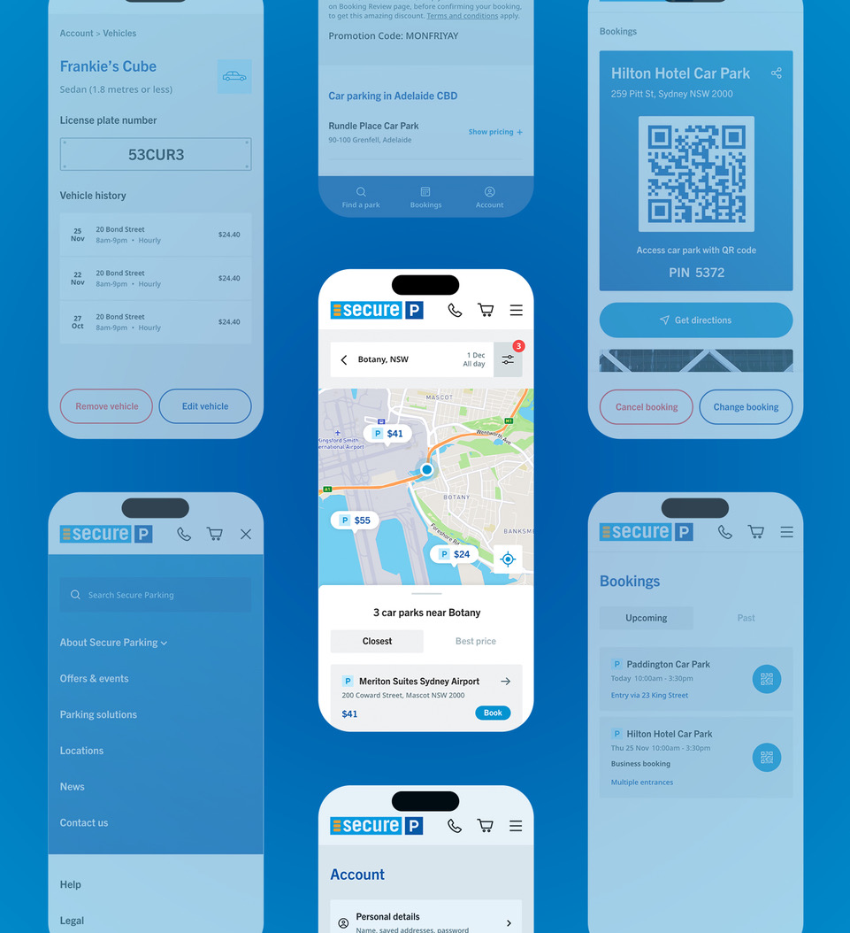 Secure Parking Voyager UI
