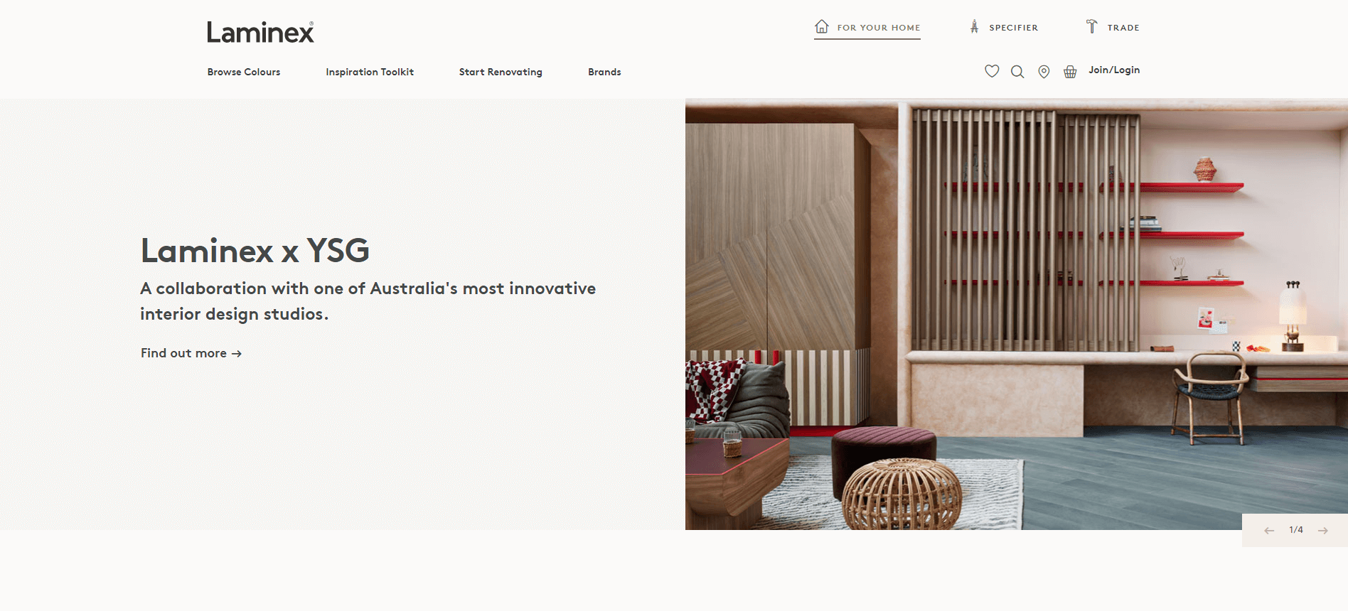 Laminex-landing-page